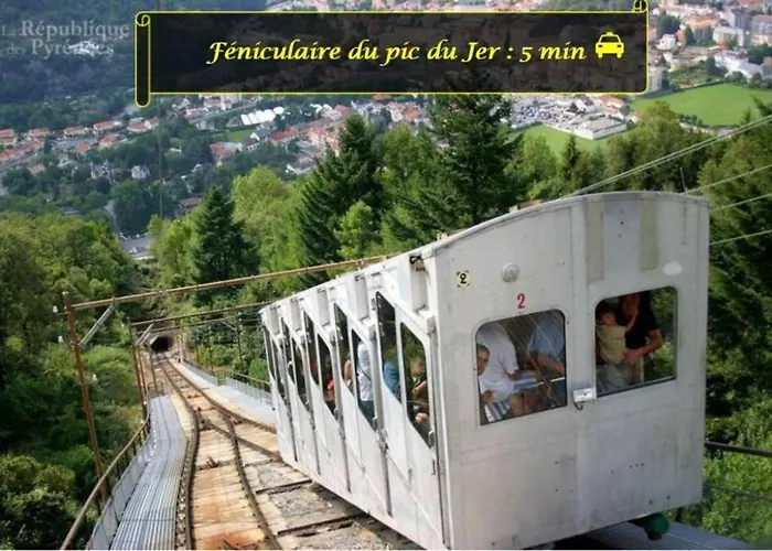 Апартаменты L'authentique *studio *parking Prive* *wifi*calme Лурд